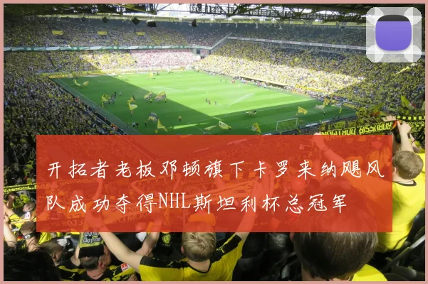 开拓者老板邓顿旗下卡罗来纳飓风队成功夺得NHL斯坦利杯总冠军